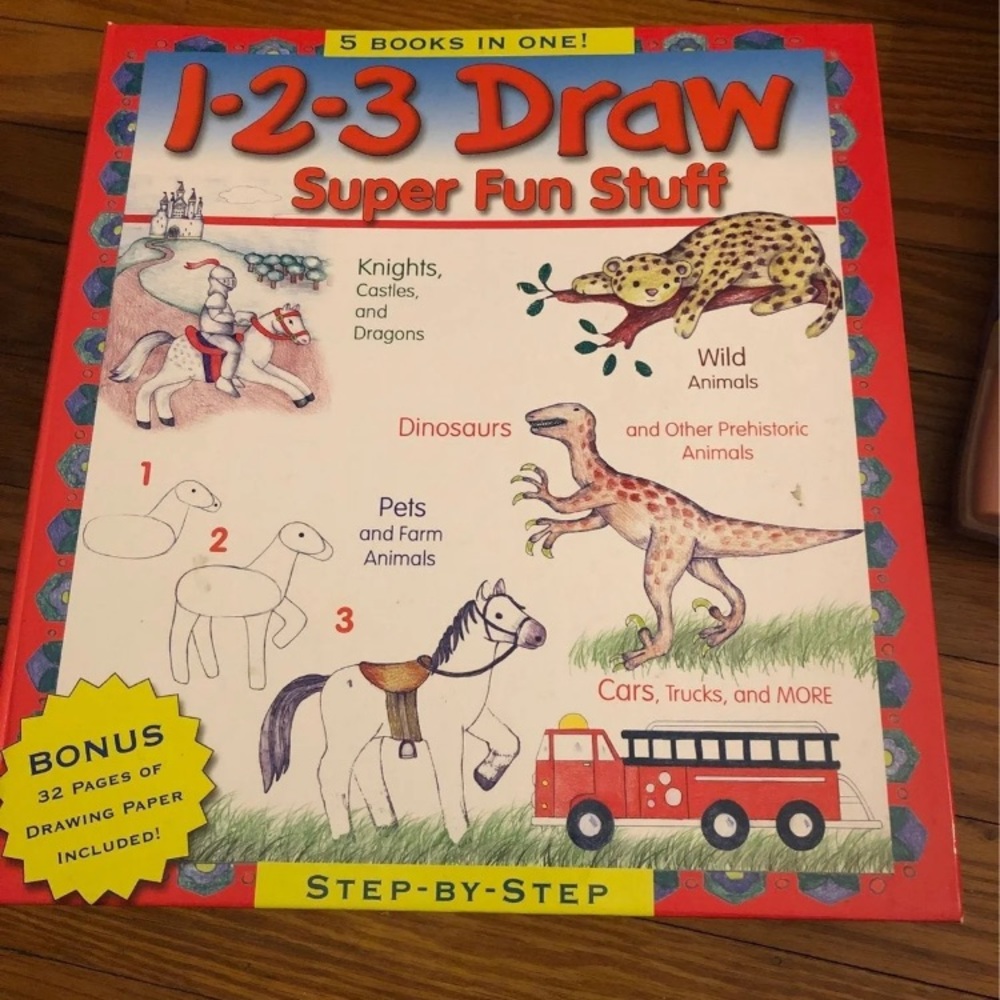 123 draw super fun stuff